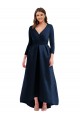 Cheapest Spandex Ball Dress Long Long Sleeves High Low Plus Size Evening Dress Canada