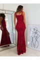 Cheapest Velvet Sequin Sheath Long Sleeveless Prom Dress Canada