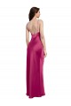 Cheapest Stretch Satin A-Line Sleeveless Fuchsia Formal Evening Dress Canada