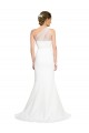 Cheapest Stretch Crepe & Tulle Mermaid Sweep Train Sleeveless Formal Evening Dress Canada