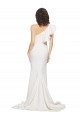 Cheapest Stretch Crepe Sheath Sheath Sleeveless Ivory Semi Formal Evening Dress Canada