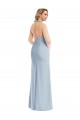 Cheapest Stretch Crepe Trumpet Long Sleeveless Open Back Evening Dress Canada