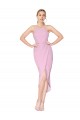 Cheapest Stretch Crepe Mermaid Knee Length Sleeveless Evening Dress Canada