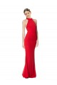 Cheapest Stretch Crepe Mermaid Long Sleeveless Prom Dress Canada