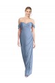 Cheapest Soft Chiffon Mermaid Long Sleeveless Low Back Semi Formal Evening Dress Canada