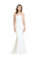Cheapest Stretch Crepe & Tulle Mermaid Sweep Train Sleeveless Formal Evening Dress Canada