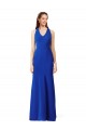 Cheapest Stretch Crepe Mermaid Long Sleeveless Formal Evening Gown Canada