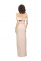 Cheapest Stretch Crepe Mermaid Long Sleeveless Low Back Daring Side Slit Prom Dresses Canada
