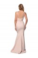 Cheapest Stretch Crepe & Tulle Sheath Long Sleeveless Low Back Formal Evening Dress Canada