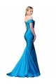 Cheapest Satin Mermaid Long Sleeveless Formal Evening Dress Canada