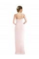 Cheapest Stretch Crepe Long Sleeveless Semi Formal Evening Dress Canada