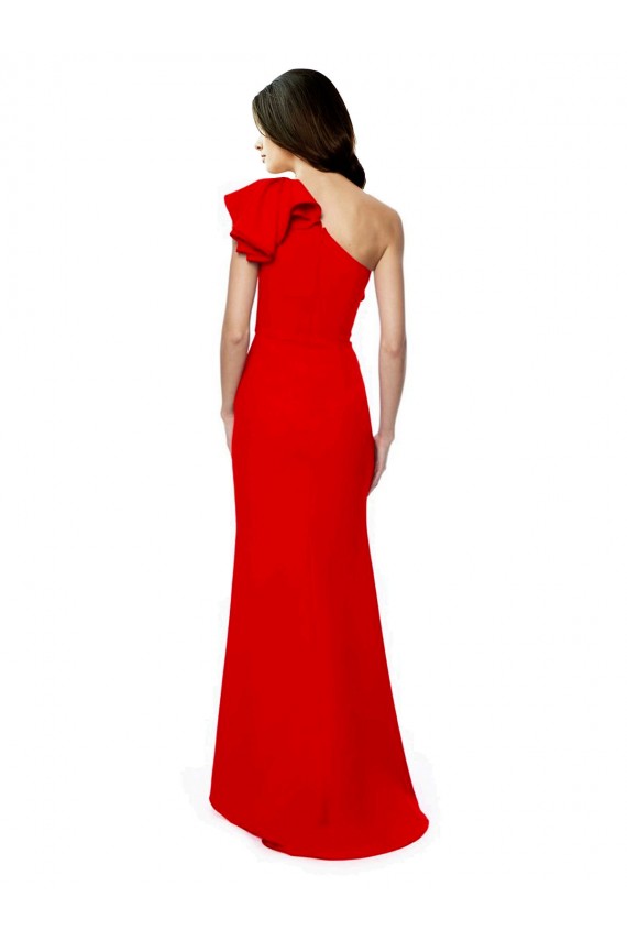 Cheapest Stretch Crepe Mermaid Long Sleeveless Party Dress Canada