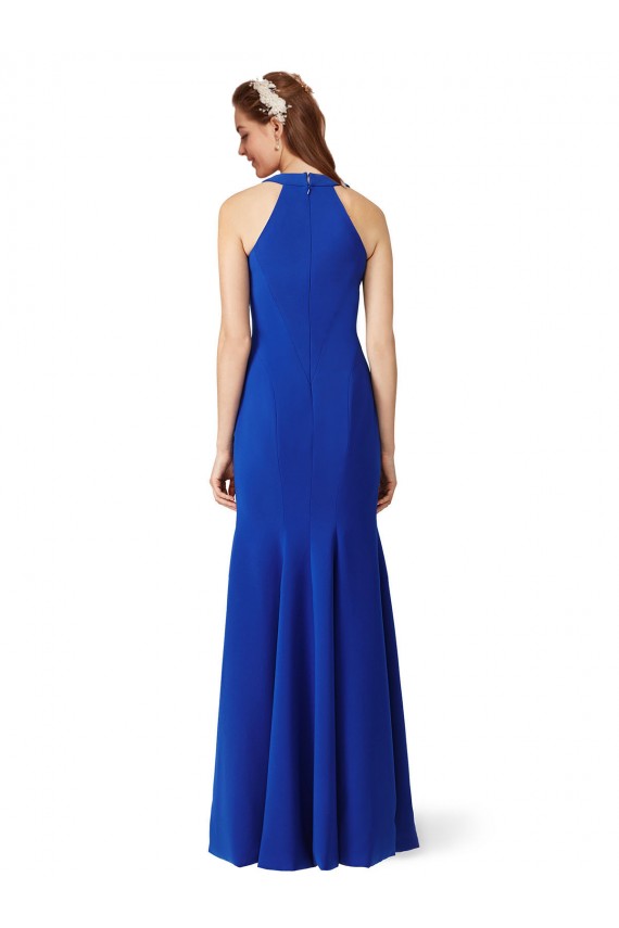 Cheapest Stretch Crepe Mermaid Long Sleeveless Formal Evening Gown Canada