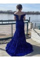 Cheapest Velvet Sequin Sweep Train Sleeveless Prom Dress Canada