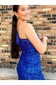 Cheapest Velvet Sequin Sheath Short Sleeveless Prom Dress Canada