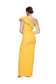 Cheapest Stretch Crepe Sheath Long Sleeveless High Slit Prom Dresses Canada