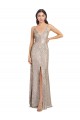 Cheapest Sequin & Sparkling Sequin Sheath Long Sleeveless V-Back Formal Evening Dress Canada