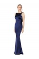 Cheapest Stretch Satin Sheath Long Sleeveless Low Back Formal Evening Dress Canada