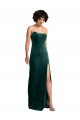 Cheapest Stretch Velvet Sheath Long Sleeveless Low Back Black Tie Evening Dress Canada