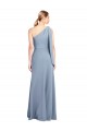 Cheapest Stretch Crepe Sheath Long Flutter Sleeves Formal Dress Canada