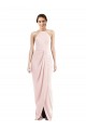 Cheapest Stretch Crepe Long Sleeveless Semi Formal Evening Dress Canada