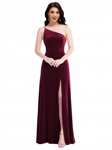 Cheapest Stretch Velvet Trumpet Long Sleeveless Black Tie Evening Dress Canada